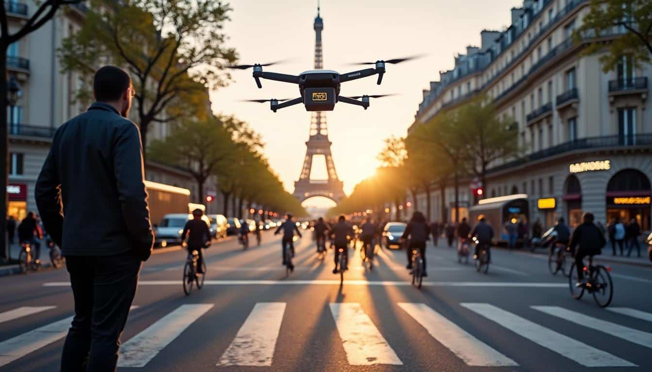 Illustration: Comprendre le transport et la logistique par drone dans l’environnement parisien