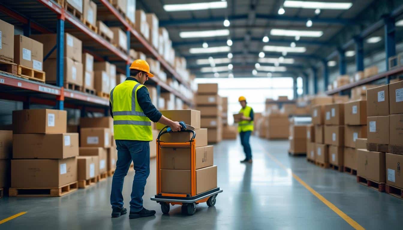 Illustration: Quelles sont les tâches quotidiennes d’un agent des services logistiques ?