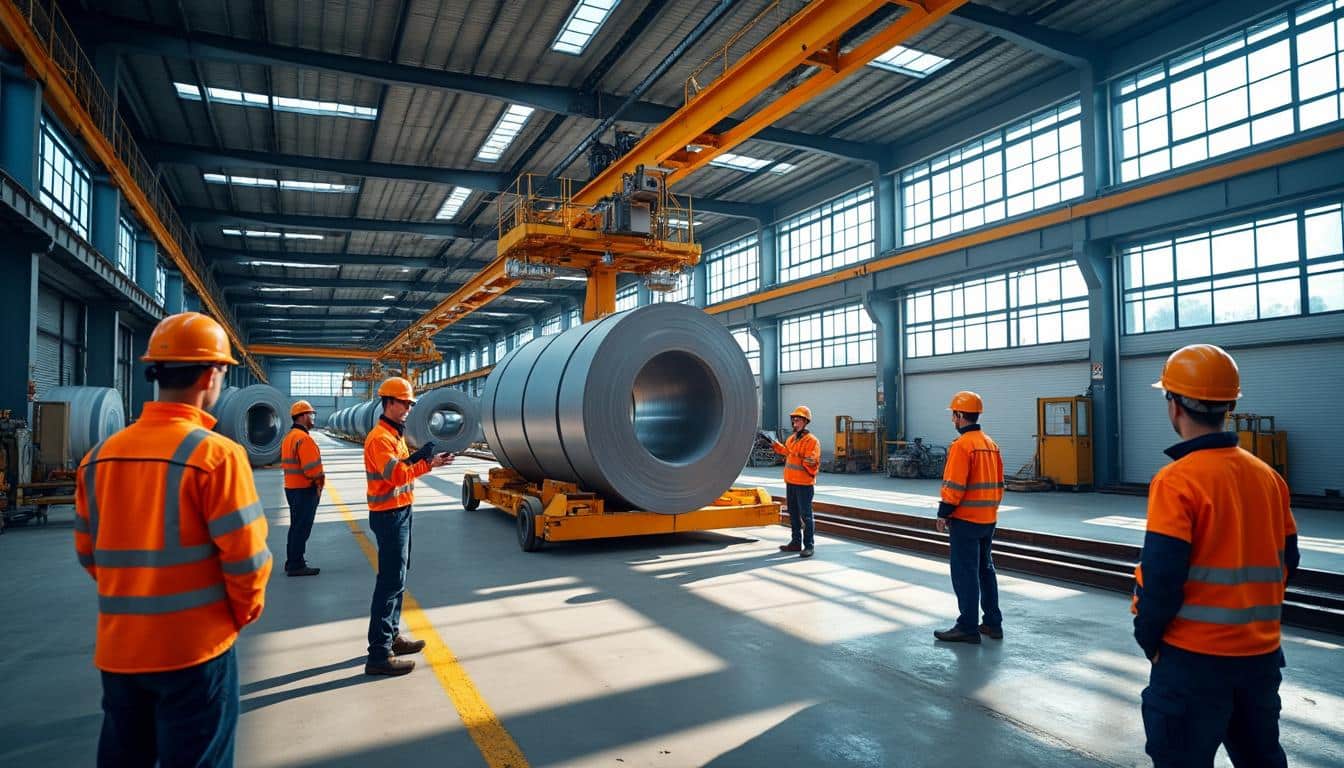 Illustration: Comment fonctionne le centre logistique européen d’Arcelormittal au Luxembourg ?