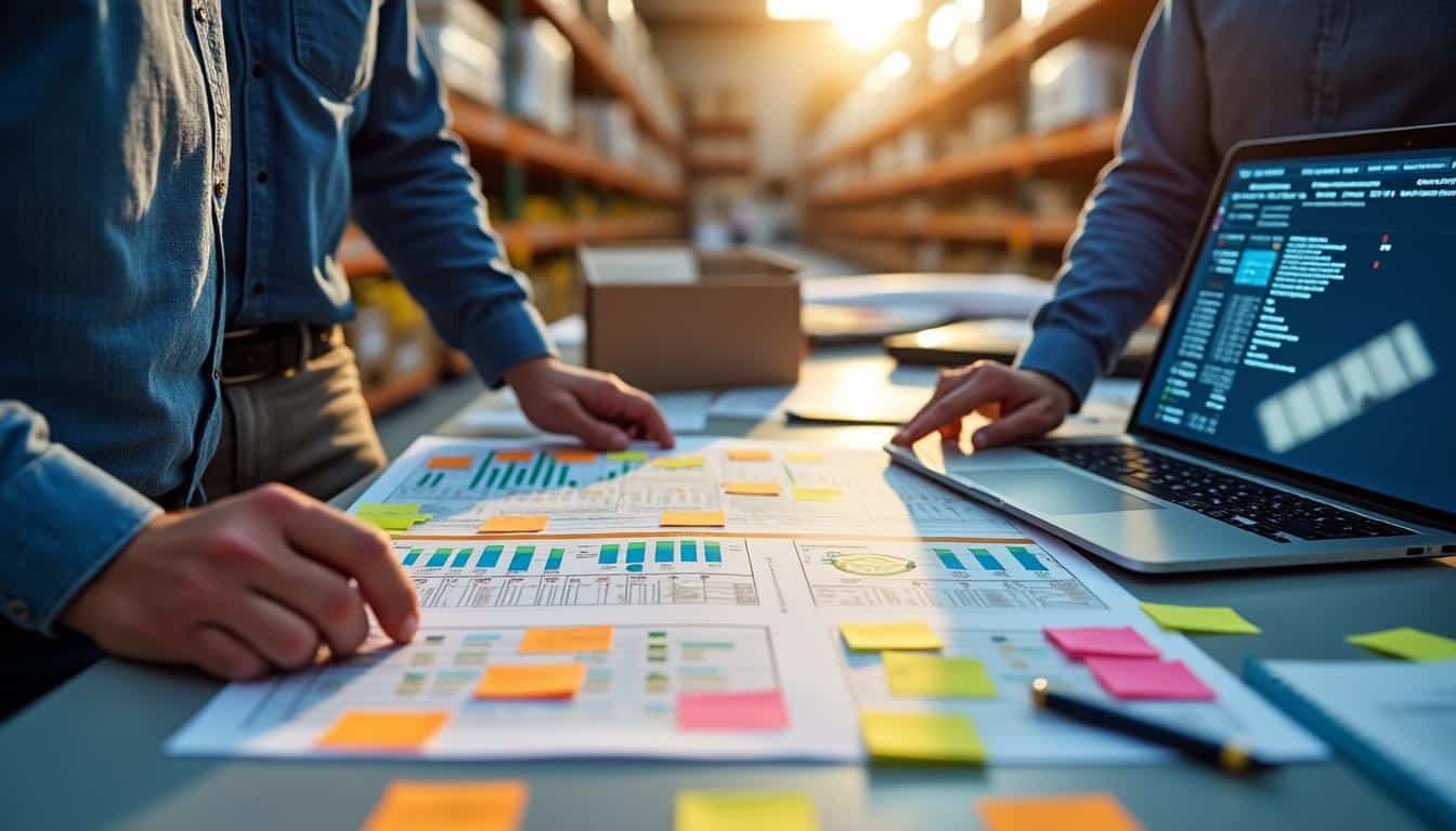 Illustration: Méthodes et outils pour cartographier efficacement les flux logistiques