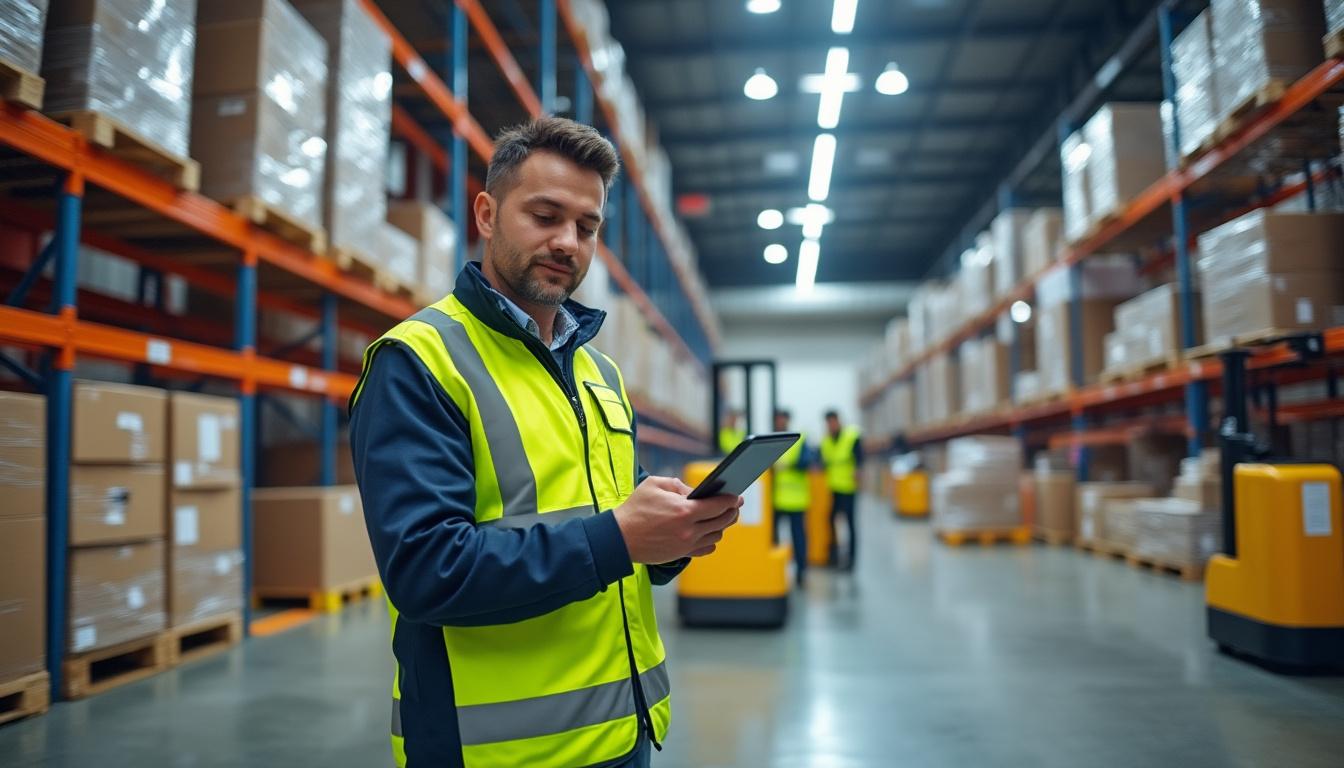 Illustration: Quelles sont les missions quotidiennes du chef d’équipe logistique ?