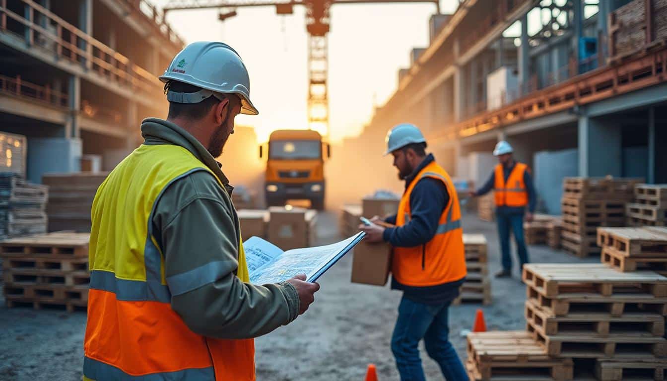 Illustration: Comprendre le rôle essentiel de la logistique sur un chantier