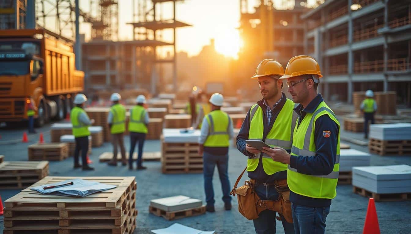 Illustration: Comment optimiser la logistique d’un chantier pour gagner en efficacité