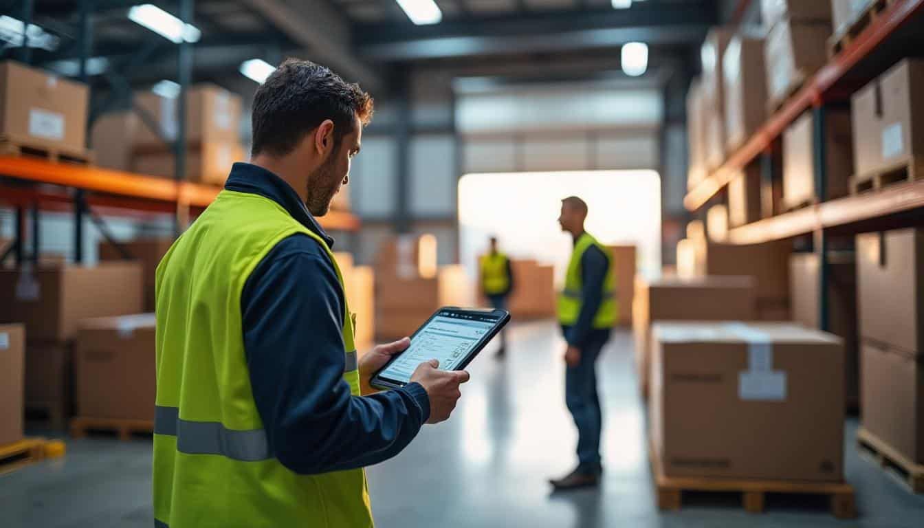 Illustration: Quel rôle joue le réceptionnaire dans la gestion logistique ?