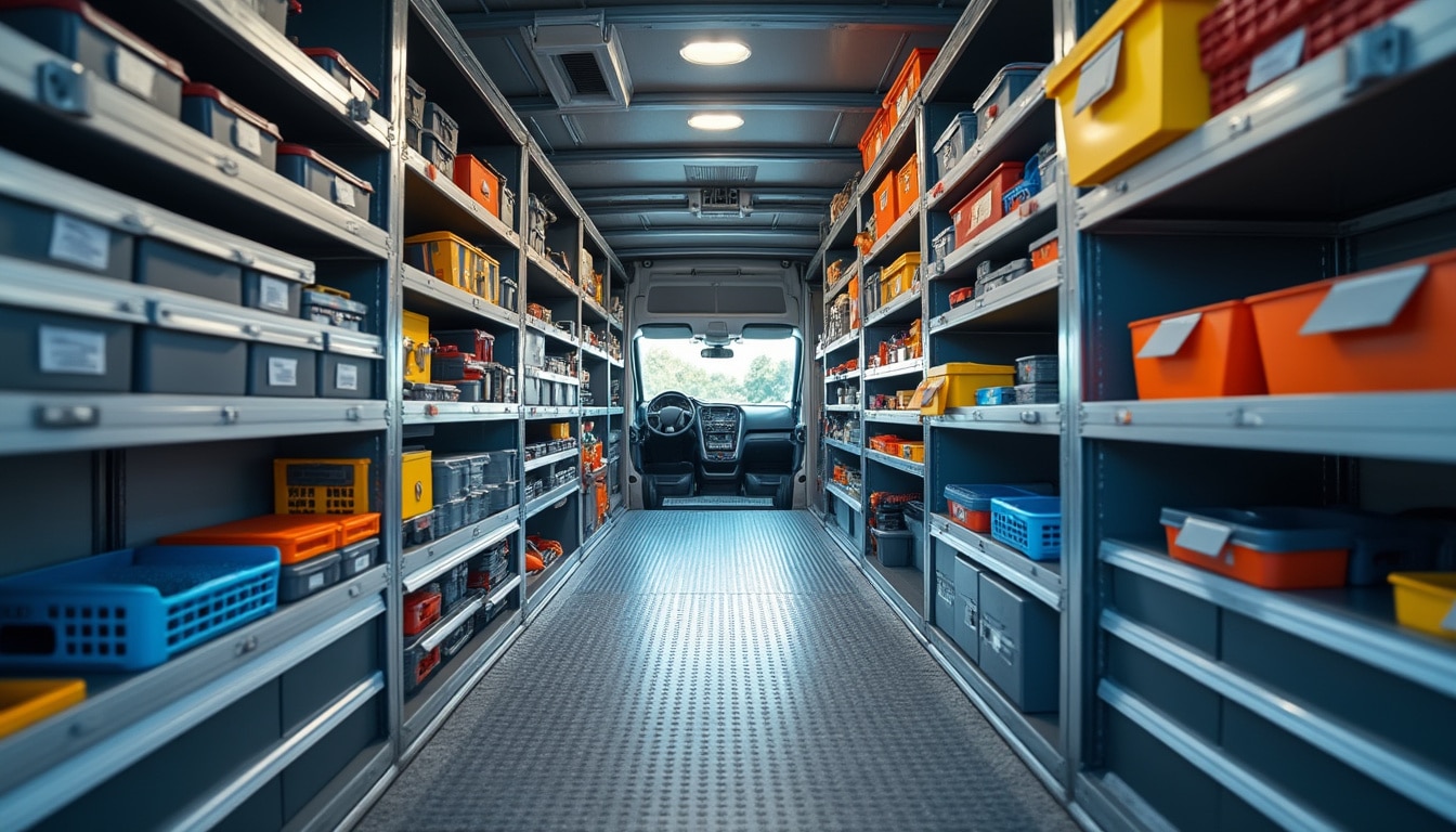 Image mise en avant pour Camions : comment bien organiser ses rangements avec des coffres
