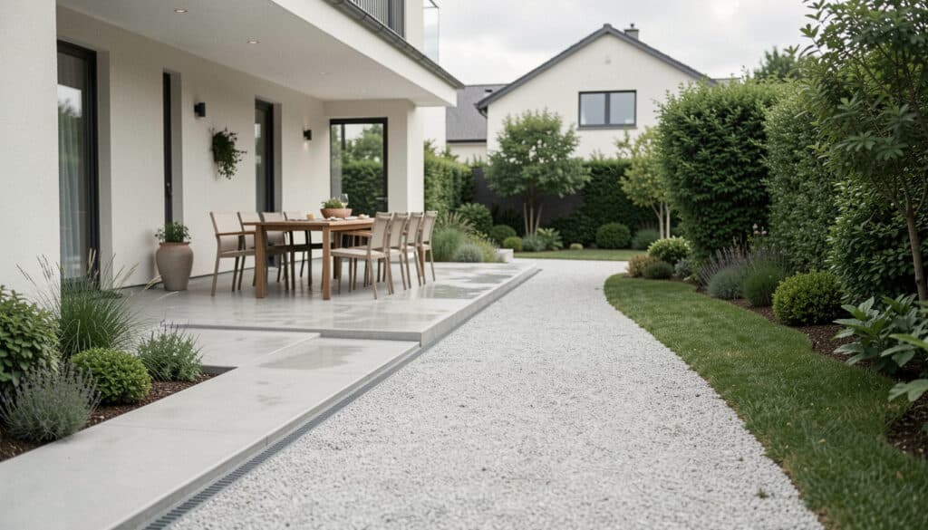 Béton lavé : pose, prix et usages en extérieur