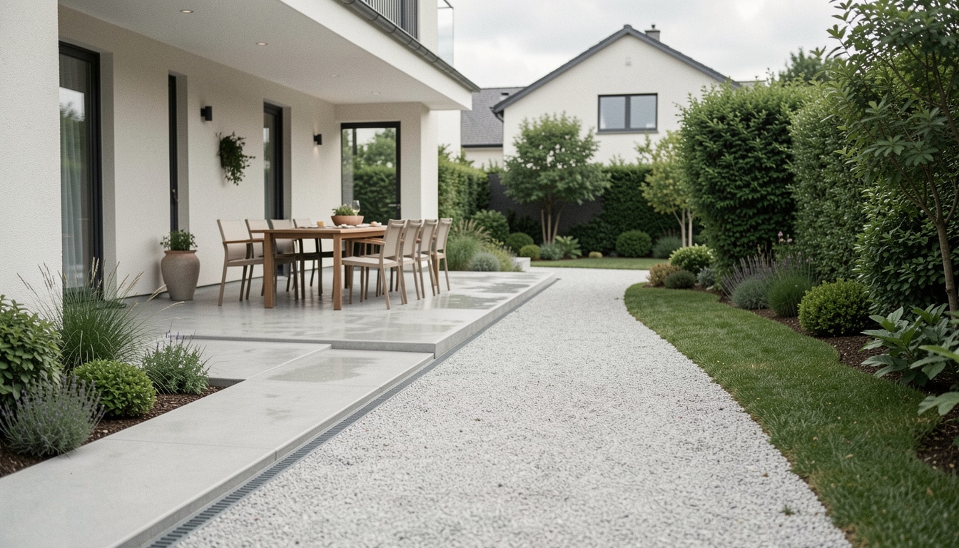 Béton lavé : pose, prix et usages en extérieur
